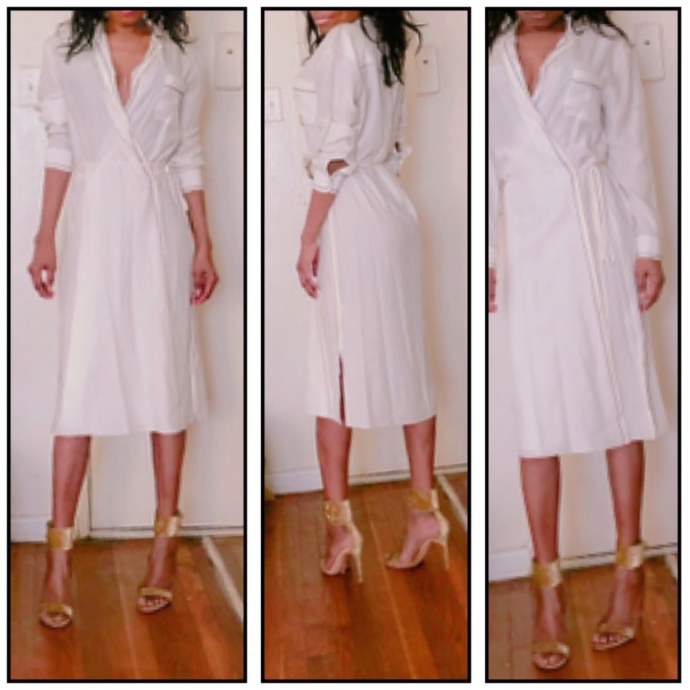 Rack & Bone  long sleeve dress 💯 authentic silk